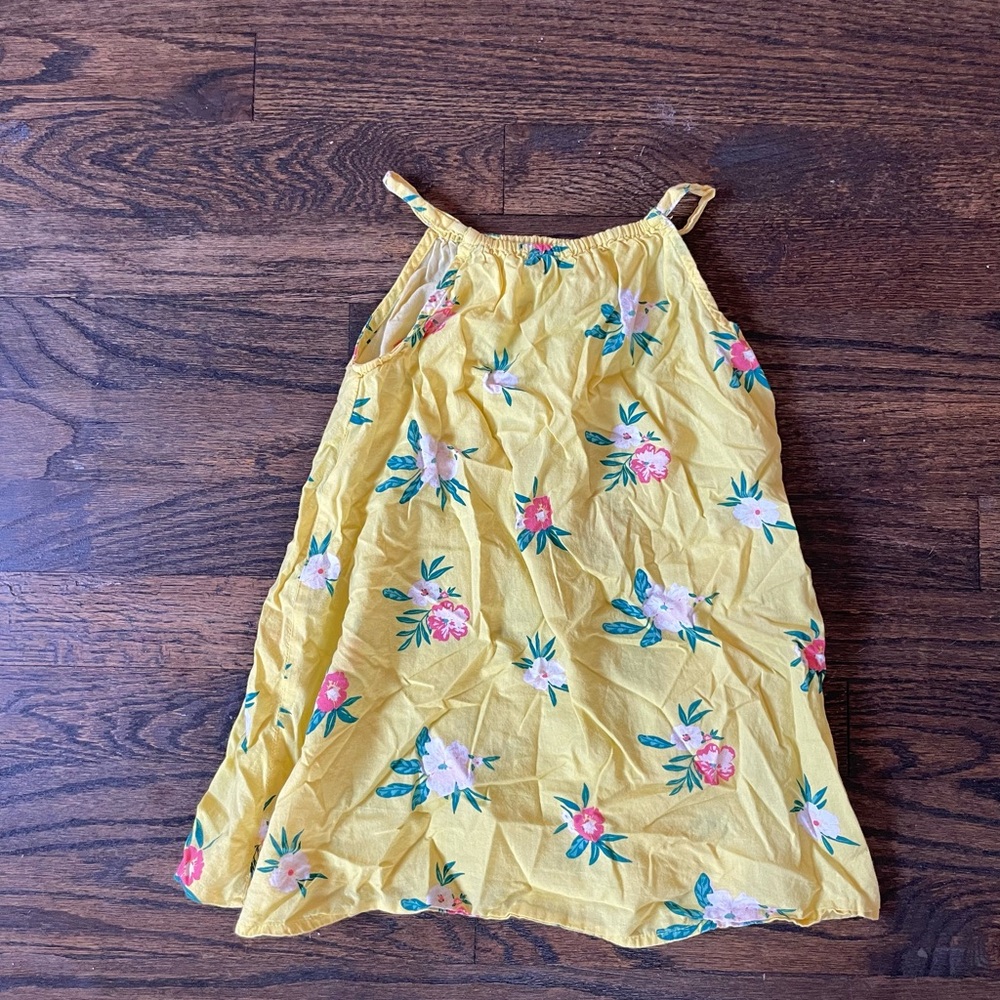 Old Navy Yellow Floral Dress